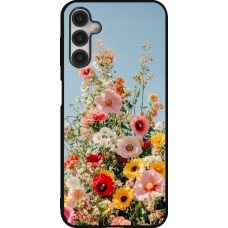 Samsung Galaxy A14 5G Case Hülle - Silikon schwarz Spring flowers 2026