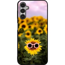 Samsung Galaxy A14 5G Case Hülle - Silikon schwarz Sunflower with glasses 2026