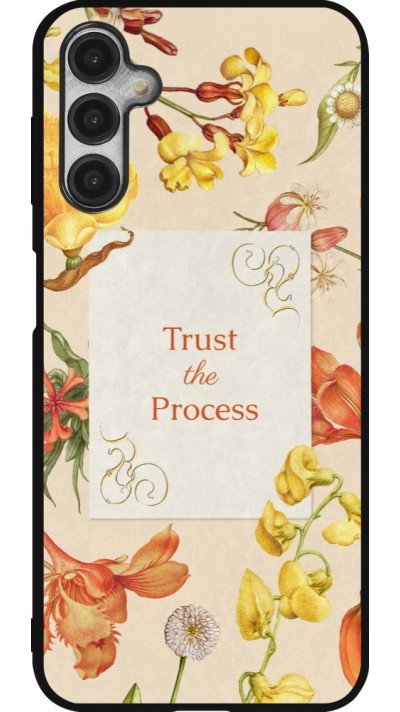 Samsung Galaxy A14 5G Case Hülle - Silikon schwarz Trust the process 2026