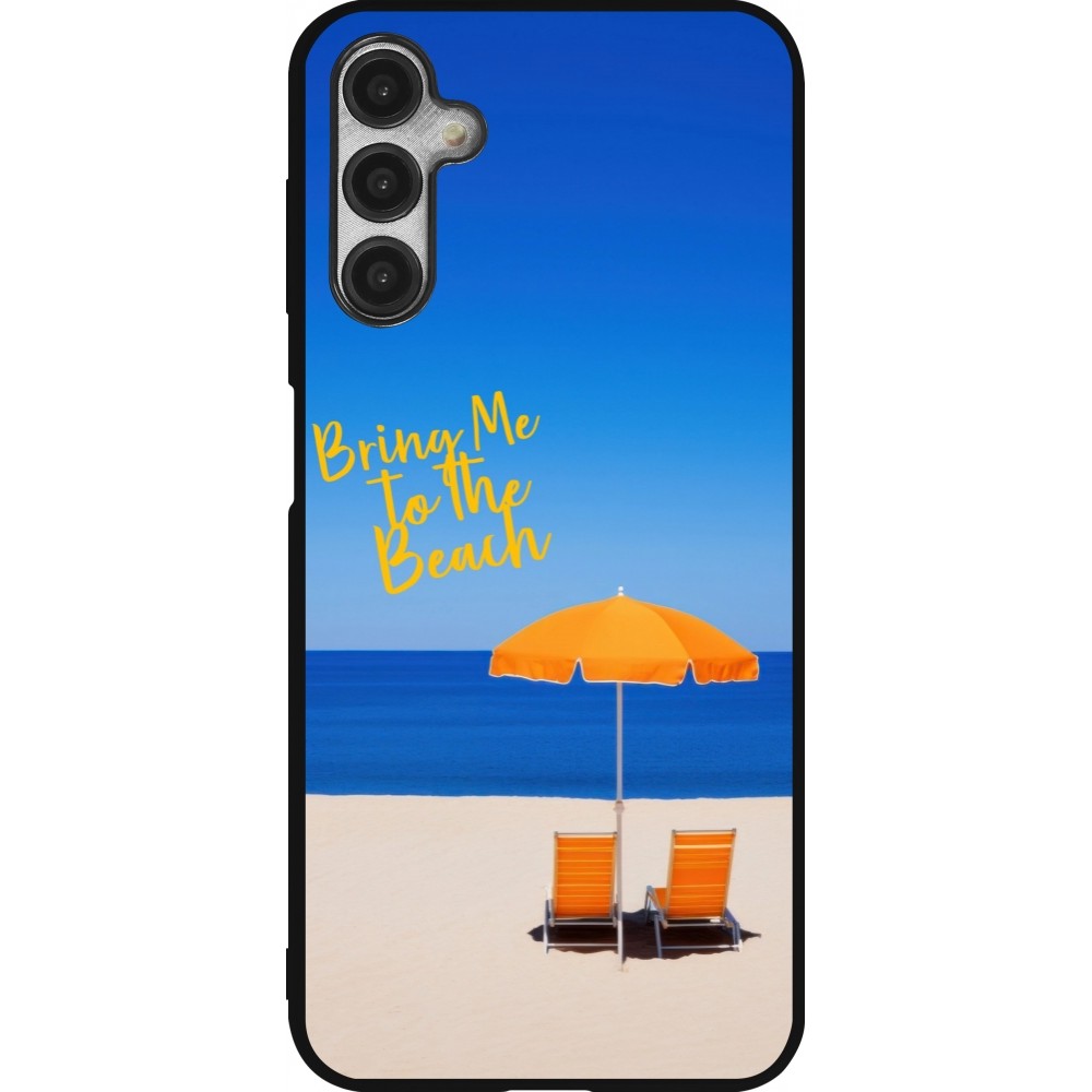 Samsung Galaxy A14 5G Case Hülle - Silikon schwarz Summer 2025 Bring me to the beach