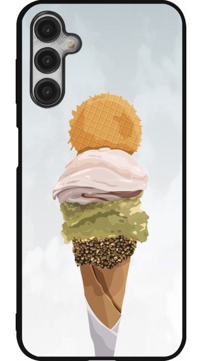 Samsung Galaxy A14 5G Case Hülle - Silikon schwarz Summer 2025 Cornet