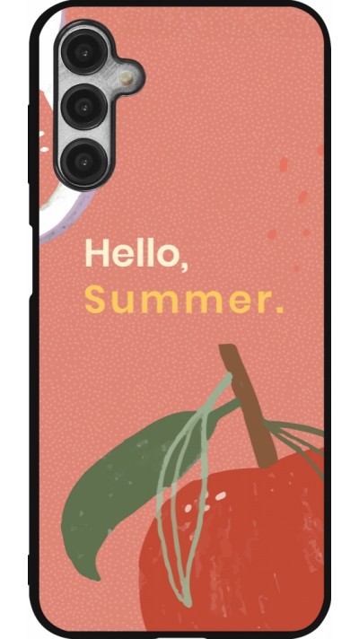 Samsung Galaxy A14 5G Case Hülle - Silikon schwarz Summer 2025 Hello summer