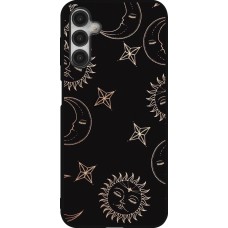 Samsung Galaxy A14 5G Case Hülle - Silikon schwarz Suns and Moons