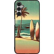 Samsung Galaxy A14 5G Case Hülle - Silikon schwarz Surf Paradise