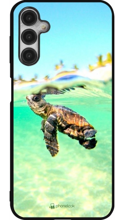 Samsung Galaxy A14 5G Case Hülle - Silikon schwarz Turtle Underwater