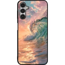 Samsung Galaxy A14 5G Case Hülle - Silikon schwarz Wave Sunset
