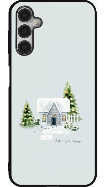 Samsung Galaxy A14 5G Case Hülle - Silikon schwarz Winter 25 Cosy House