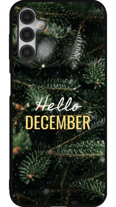 Samsung Galaxy A14 5G Case Hülle - Silikon schwarz Winter 25 Winter hello december