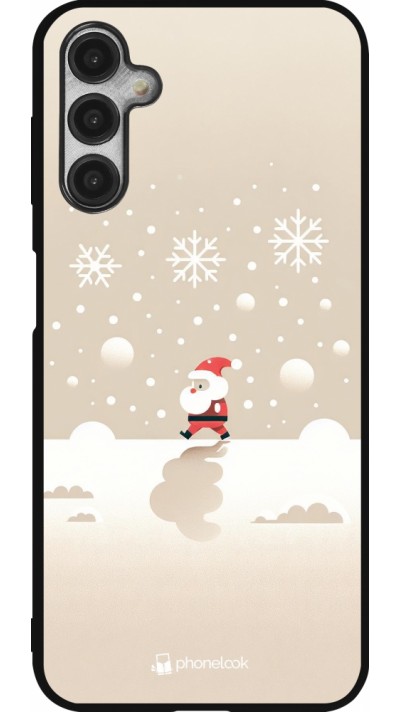Samsung Galaxy A14 5G Case Hülle - Silikon schwarz Weihnachten 2023 Minimalistischer Weihnachtsmann