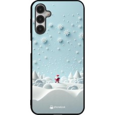 Samsung Galaxy A14 5G Case Hülle - Silikon schwarz Weihnachten 2023 Kleiner Vater Schneeflocke