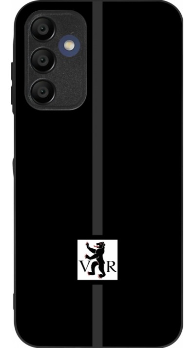 Coque Samsung Galaxy A15 - Silicone rigide noir Canton AR noir