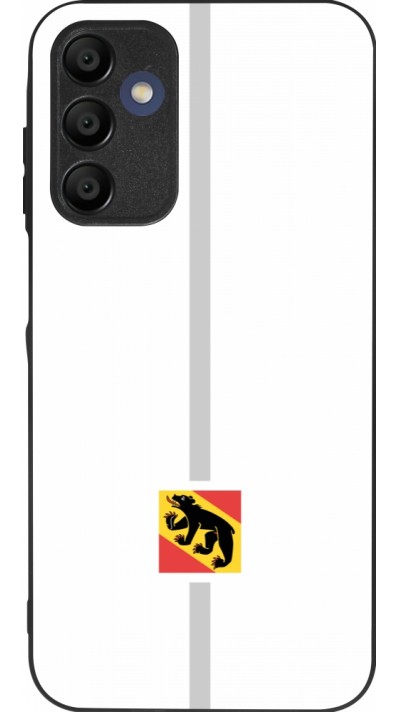 Coque Samsung Galaxy A15 - Silicone rigide noir Canton BE blanc