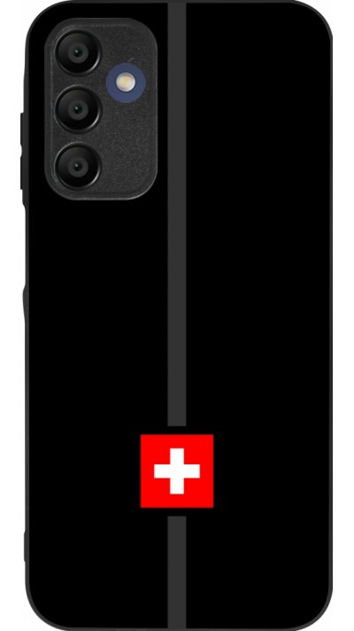 Coque Samsung Galaxy A15 - Silicone rigide noir Canton CH noir