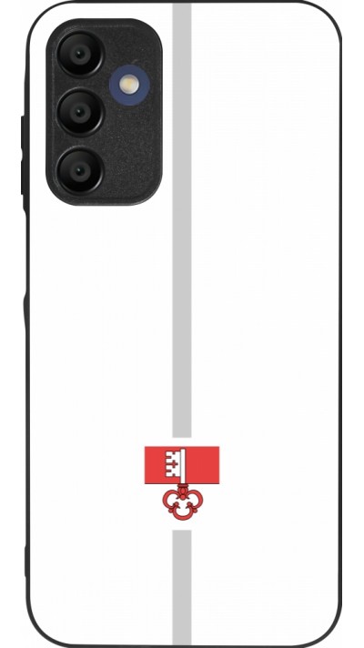 Coque Samsung Galaxy A15 - Silicone rigide noir Canton OW blanc