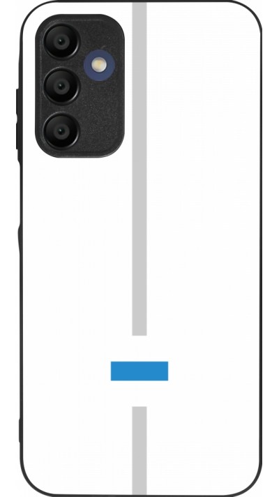 Coque Samsung Galaxy A15 - Silicone rigide noir Canton ZG blanc