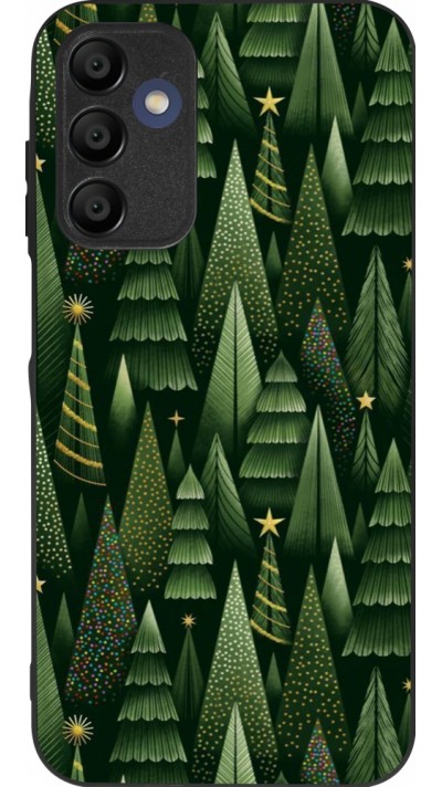 Coque Samsung Galaxy A15 - Silicone rigide noir Christmas 25 Pattern Xmas Tree