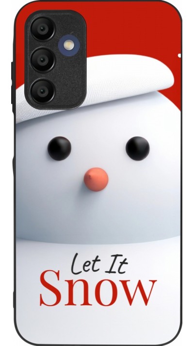 Coque Samsung Galaxy A15 - Silicone rigide noir Christmas 25 Xmas Snowman
