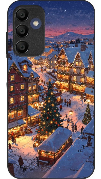 Coque Samsung Galaxy A15 - Silicone rigide noir Christmas 25 Xmas Village