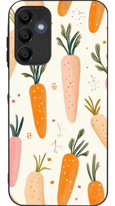Samsung Galaxy A15 Case Hülle - Silikon schwarz Easter 2026 Illustration carrots