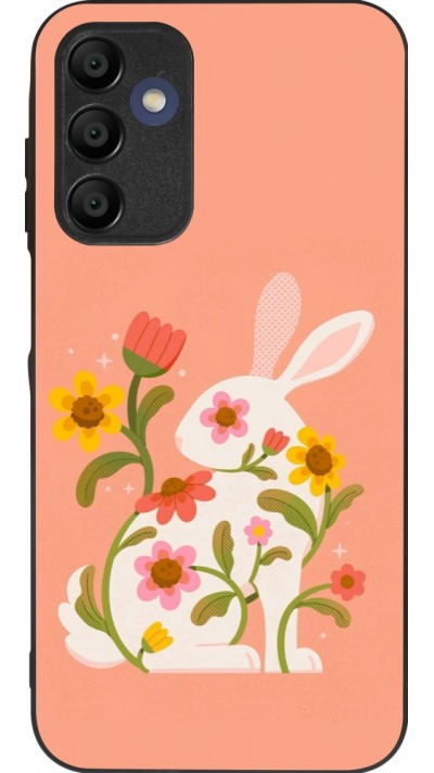 Samsung Galaxy A15 Case Hülle - Silikon schwarz Easter 2026 Rabbit collage