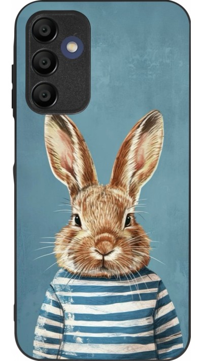 Samsung Galaxy A15 Case Hülle - Silikon schwarz Easter 2026 Rabbit navy
