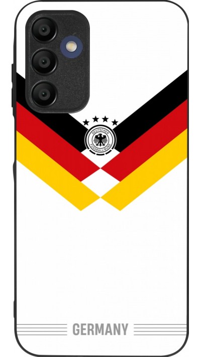 Samsung Galaxy A15 Case Hülle - Silikon schwarz Deutschland 2026 personalisierbares Fussballtrikot