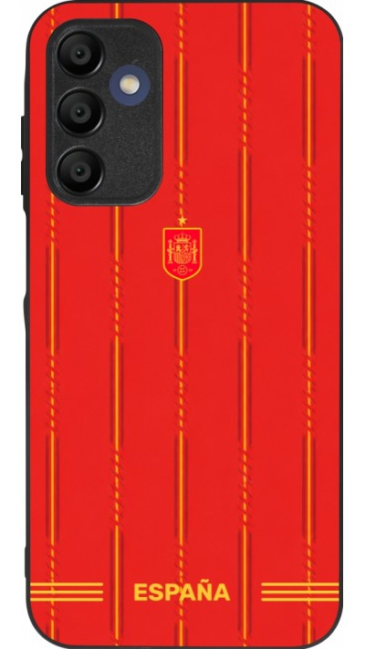 Samsung Galaxy A15 Case Hülle - Silikon schwarz Spanien 2026 personalisierbares Fussballtrikot