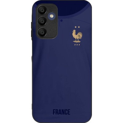 Samsung Galaxy A15 Case Hülle - Silikon schwarz Frankreich 2022 personalisierbares Fussballtrikot
