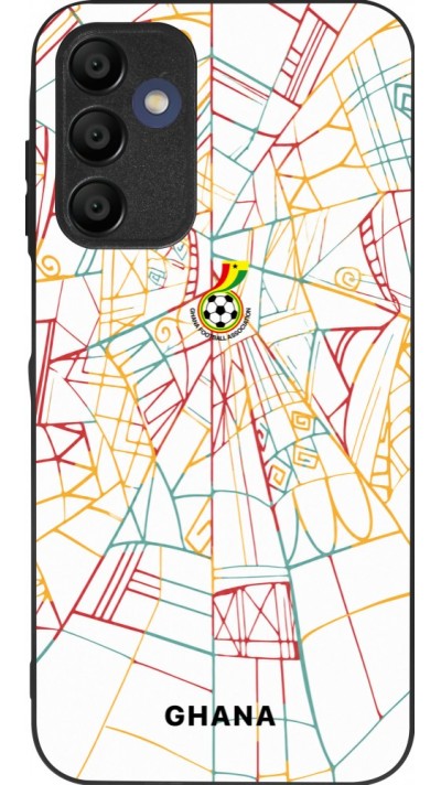 Samsung Galaxy A15 Case Hülle - Silikon schwarz Ghana 2026 personalisierbares Fussballtrikot