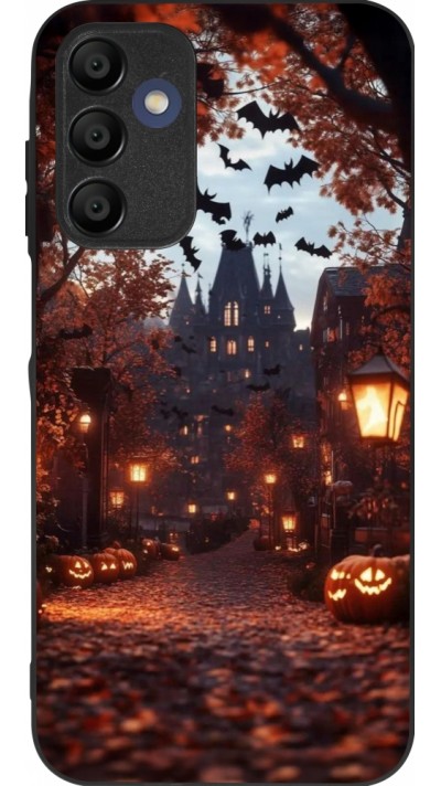 Samsung Galaxy A15 Case Hülle - Silikon schwarz Halloween 2025 Haunted house