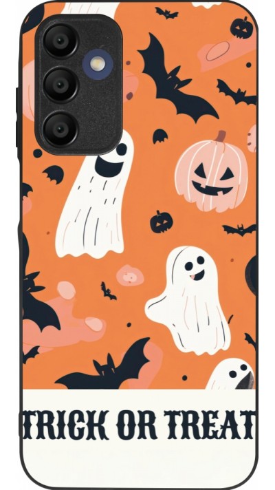 Samsung Galaxy A15 Case Hülle - Silikon schwarz Halloween 2025 Trick or treat