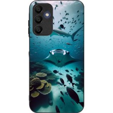 Samsung Galaxy A15 Case Hülle - Silikon schwarz Manta Lagune Reinigung