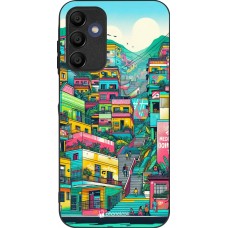Samsung Galaxy A15 Case Hülle - Silikon schwarz Medellin Comuna 13 Kunst