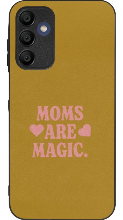 Coque Samsung Galaxy A15 - Silicone rigide noir Mom 2026 Are Magic