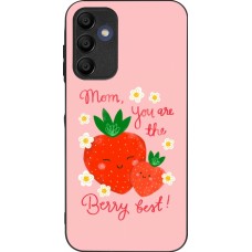Coque Samsung Galaxy A15 - Silicone rigide noir Mom 2026 Berry best