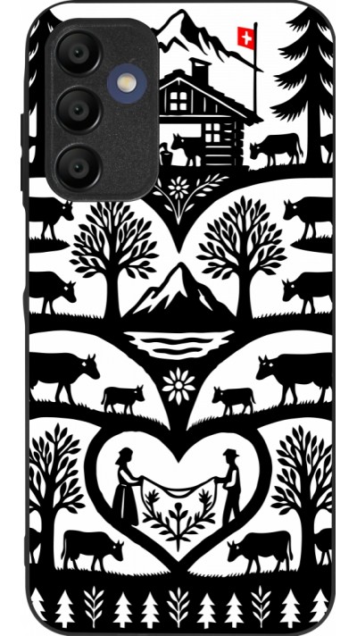 Coque Samsung Galaxy A15 - Silicone rigide noir Poya Suisse 2