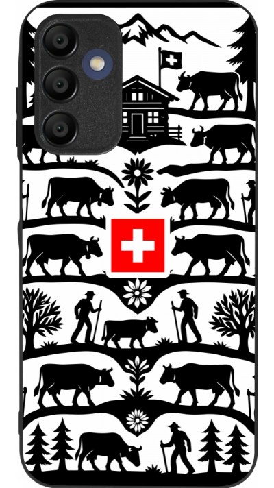 Coque Samsung Galaxy A15 - Silicone rigide noir Poya Suisse 3