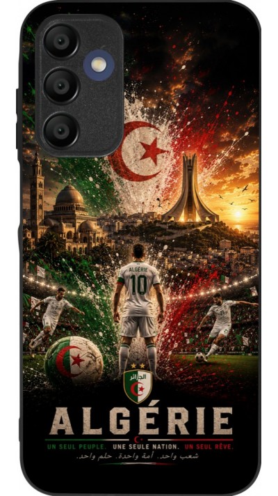 Samsung Galaxy A15 Case Hülle - Silikon schwarz Fussball Algerien splash 2026