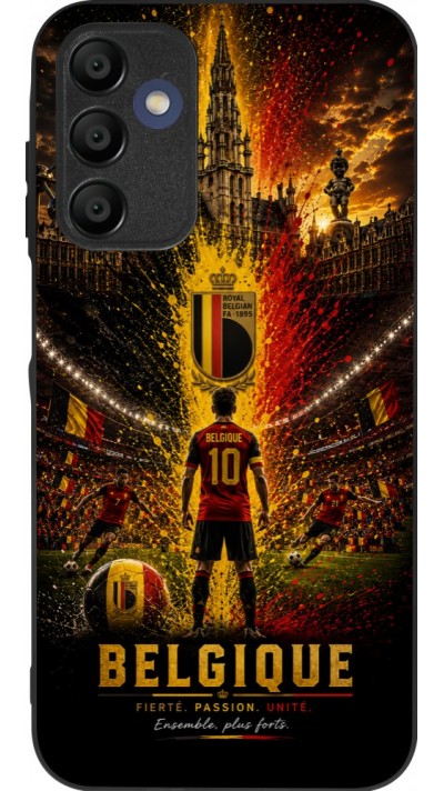 Samsung Galaxy A15 Case Hülle - Silikon schwarz Fussball Belgien splash 2026