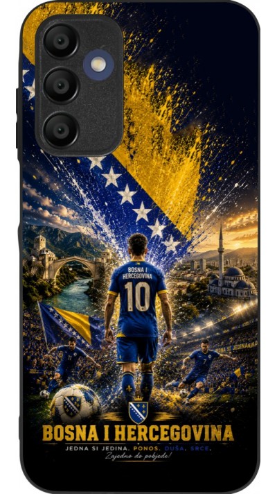 Samsung Galaxy A15 Case Hülle - Silikon schwarz Fussball Bosnien und Herzegowina splash 2026