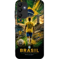 Samsung Galaxy A15 Case Hülle - Silikon schwarz Fussball Brasilien splash 2026