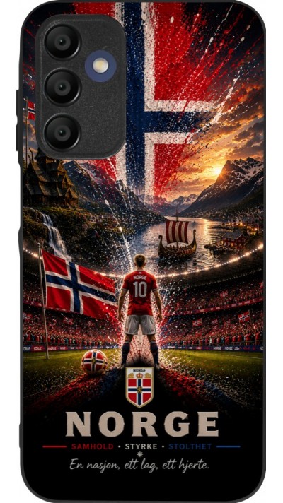 Samsung Galaxy A15 Case Hülle - Silikon schwarz Fussball Norwegen splash 2026
