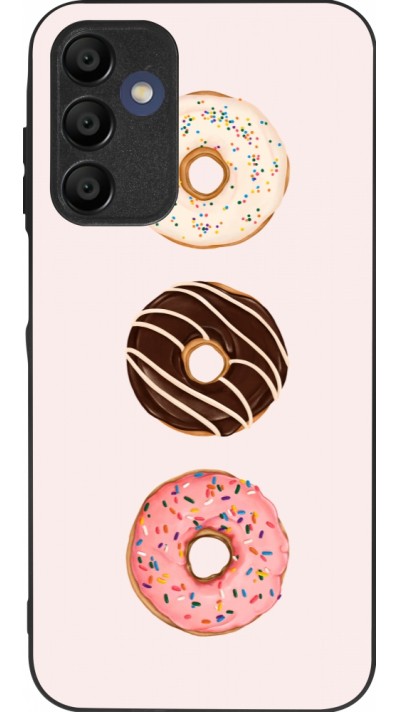 Samsung Galaxy A15 Case Hülle - Silikon schwarz Spring 23 donuts