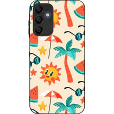 Samsung Galaxy A15 Case Hülle - Silikon schwarz Summer 2025 Pattern soleil