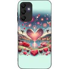 Samsung Galaxy A15 Case Hülle - Silikon schwarz Valentin 2025 Schick