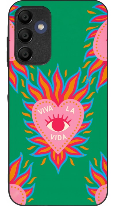 Samsung Galaxy A15 Case Hülle - Silikon schwarz Viva la vida 2026