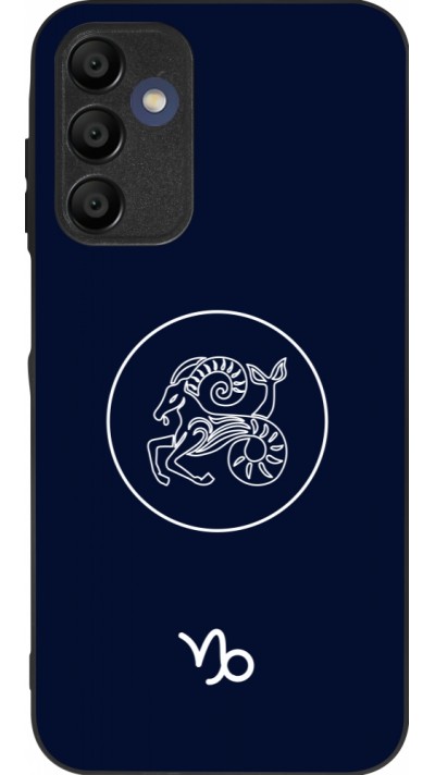 Samsung Galaxy A16 Case Hülle - Silikon schwarz Astrologie Steinbock