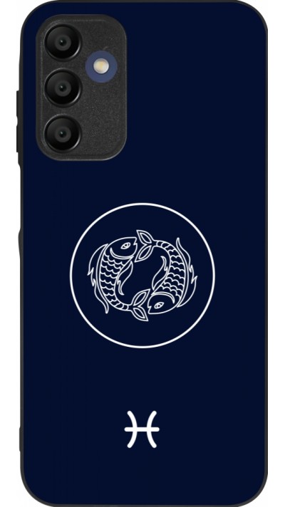 Samsung Galaxy A16 Case Hülle - Silikon schwarz Astrologie Fische