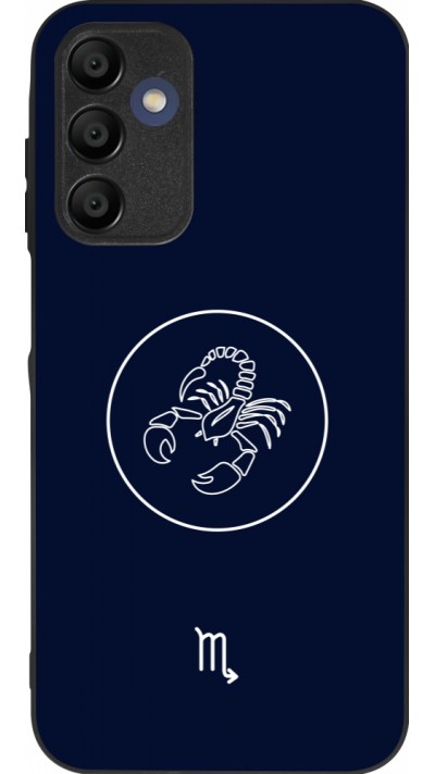 Samsung Galaxy A16 Case Hülle - Silikon schwarz Astrologie Skorpion