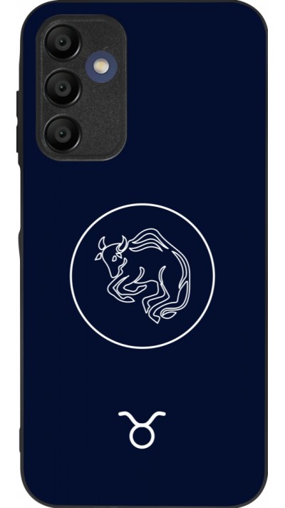 Samsung Galaxy A16 Case Hülle - Silikon schwarz Astrologie Stier